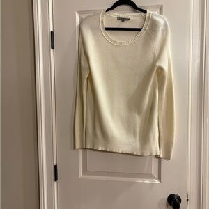 Elliott Lauren Soft Cream Crew Neck Sweater